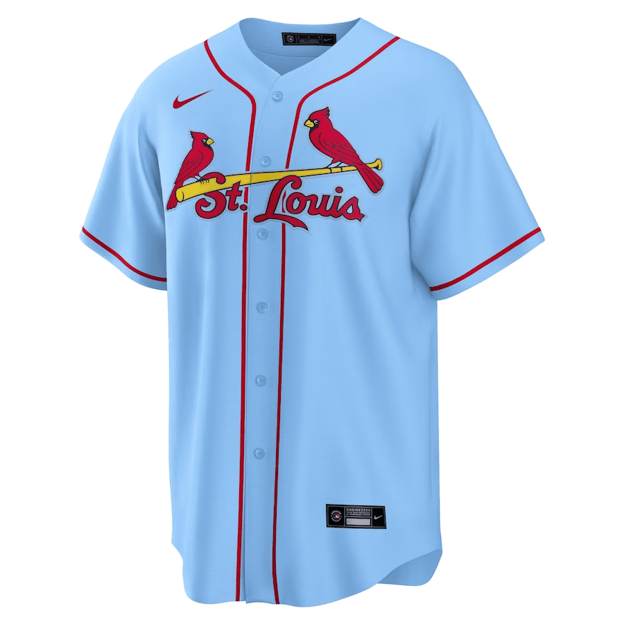 St. Louis Cardinals Alternate Men Jersey - Light Blue