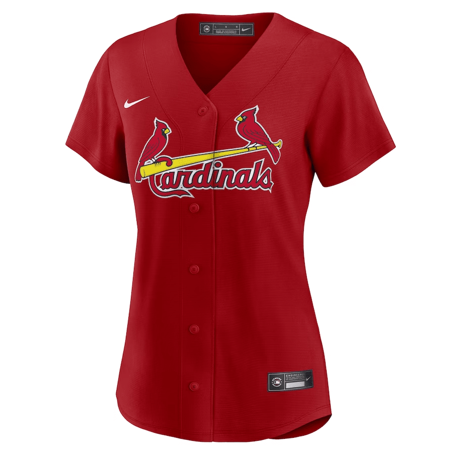 Nolan Arenado 28 St. Louis Cardinals Women Alternate Jersey - Red