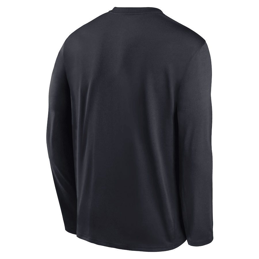New York Yankees Team Logo Legend Performance Long Sleeve T-Shirt - Black