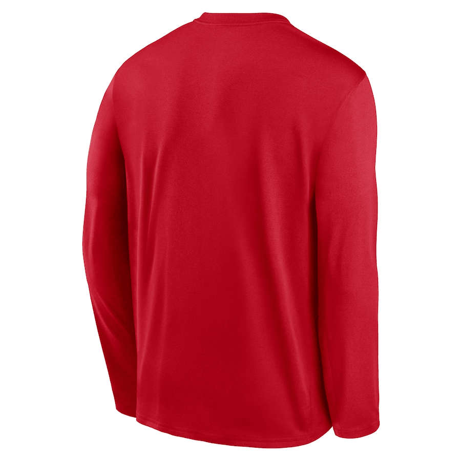 Washington Nationals Team Logo Legend Performance Long Sleeve T-Shirt - Red