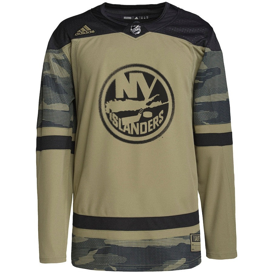 New York Islanders Military Appreciation Team Custom Practice Jersey - Camo