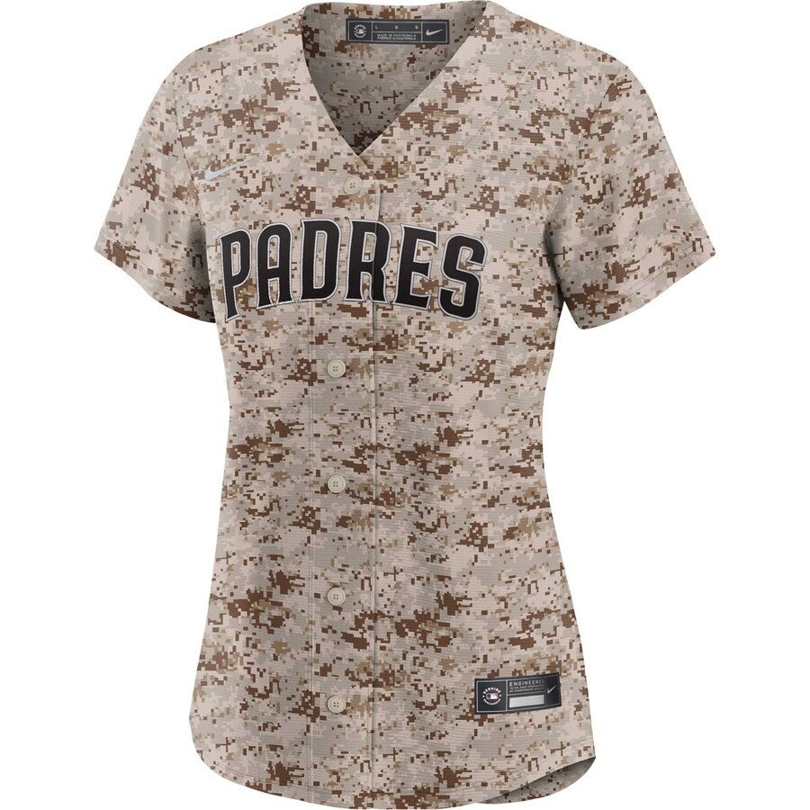 Fernando Tatis Jr. 23 San Diego Padres USMC Alternate Women Jersey - Camo