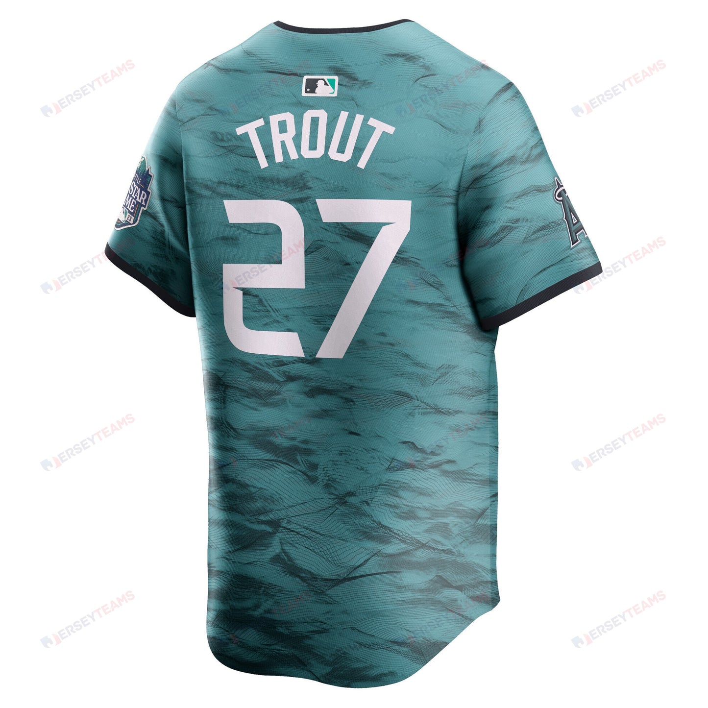 Mike Trout 27 American League 2023 All-Star Game Limited Jersey - Men Teal