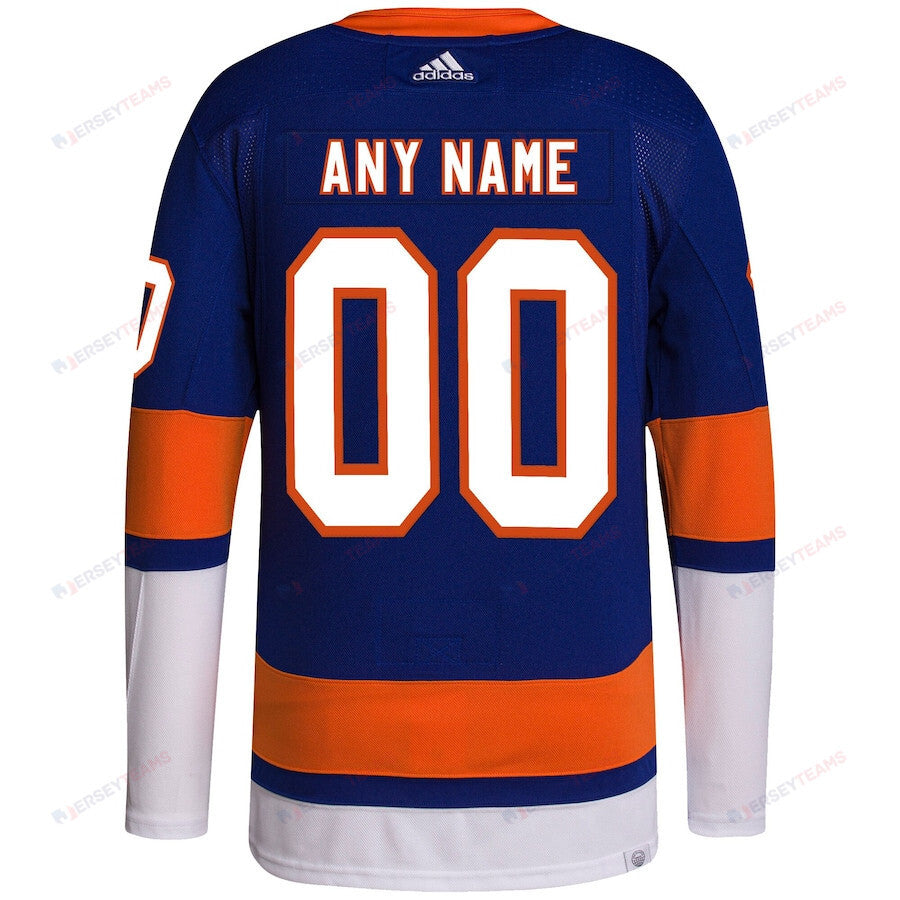 New York Islanders Home Primegreen Custom Men Jersey - Royal