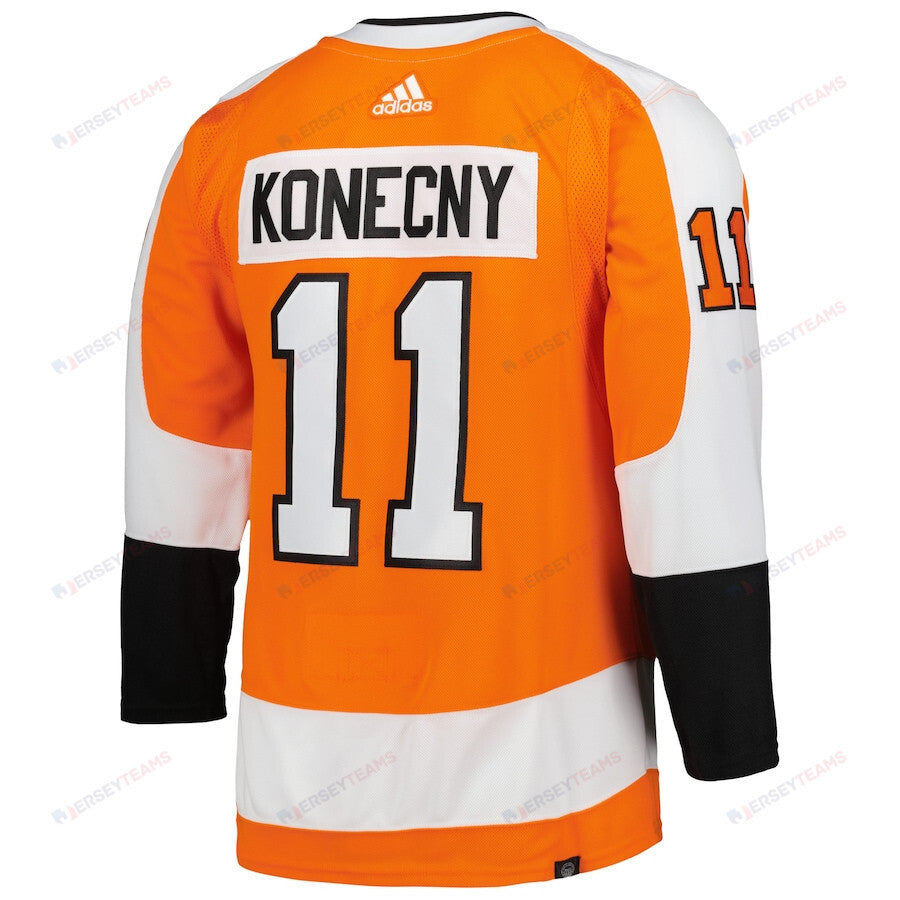 Travis Konecny 11 Philadelphia Flyers Home Primegreen Men Jersey - Orange