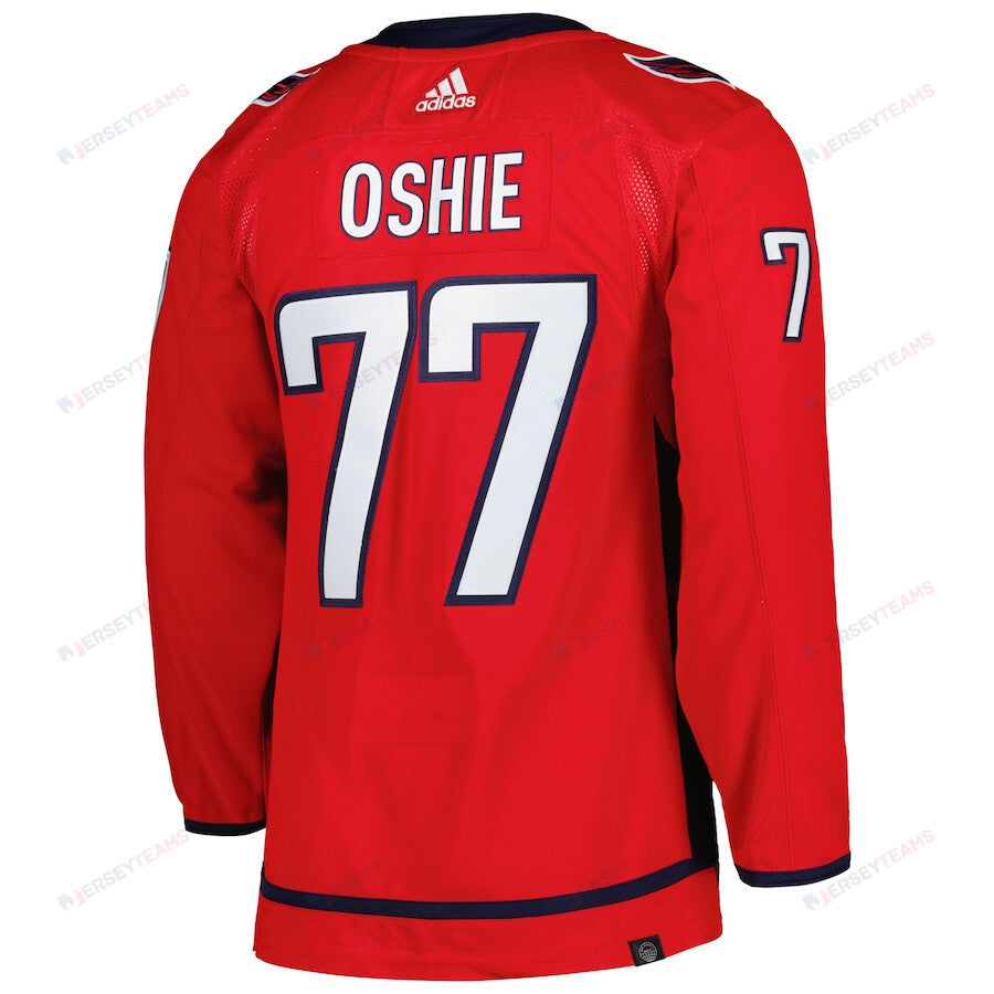 TJ Oshie 77 Washington Capitals Primegreen Men Jersey - Red
