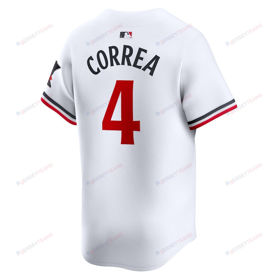 Carlos Correa 4 Minnesota Twins Home Limited YOUTH Jersey - White