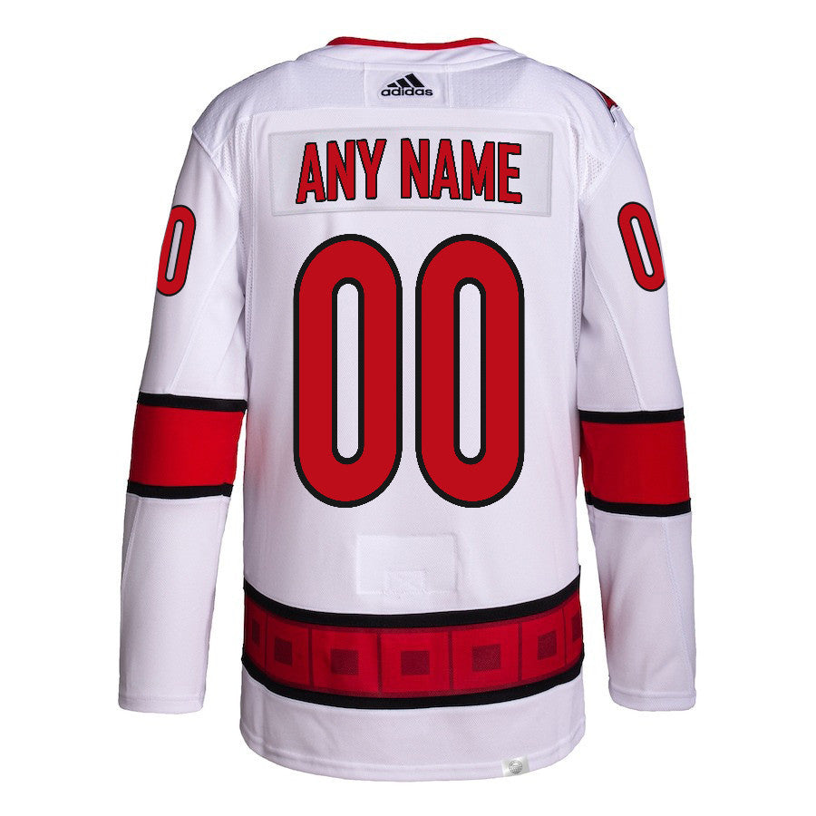 Carolina Hurricanes Away Primegreen Jersey Customized - Men, White