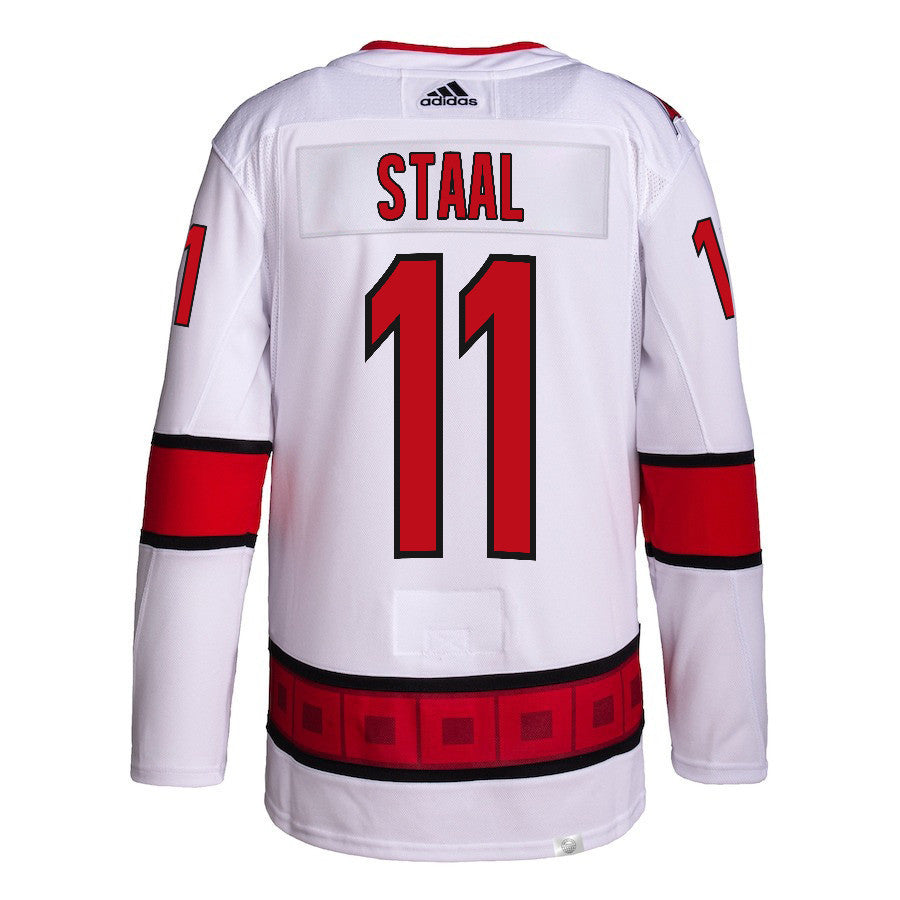 Jordan Staal 11 Carolina Hurricanes 2024 NHL Playoffs Patch Away Jersey - Men, White