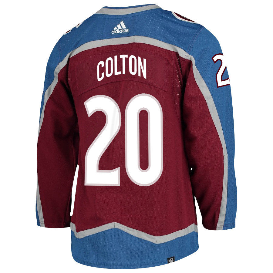 Ross Colton 20 Colorado Avalanche 2024 NHL Playoffs Patch Home Jersey - Men