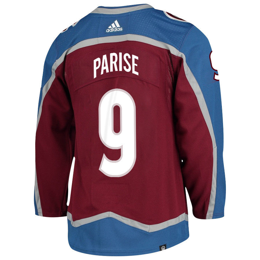 Zach Parise 9 Colorado Avalanche 2024 NHL Playoffs Patch Home Jersey - Men