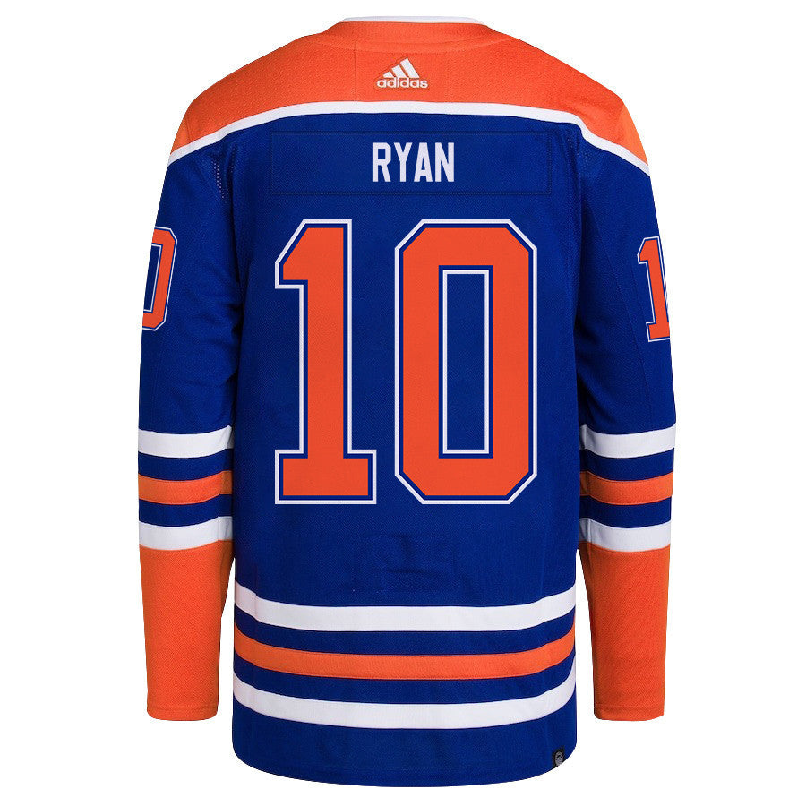 Derek Ryan 10 Edmonton Oilers 2024 NHL Playoffs Patch Home Jersey - Men