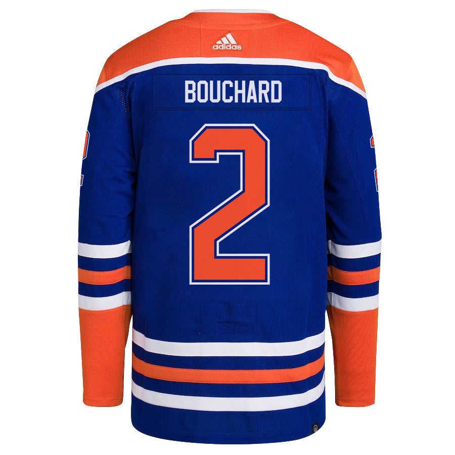 Evan Bouchard 2 Edmonton Oilers 2024 NHL Playoffs Patch Home Jersey - Men