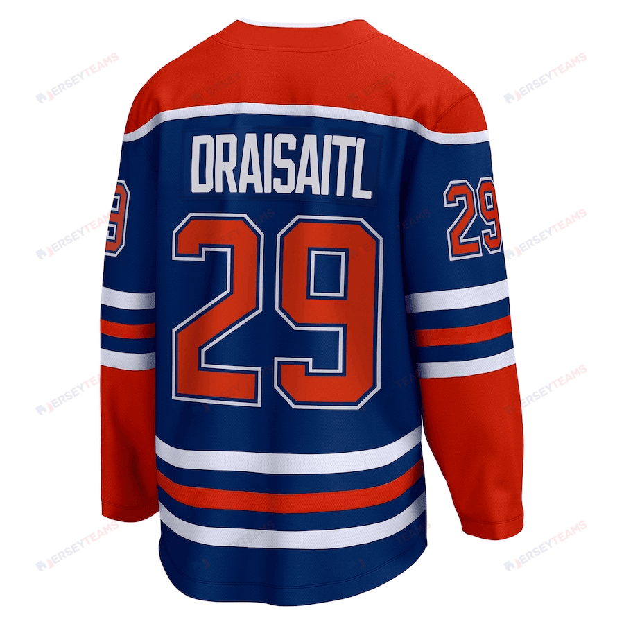 Leon Draisaitl 29 Edmonton Oilers 2024 Stanley Cup Final Home Breakaway Player Jersey - Royal