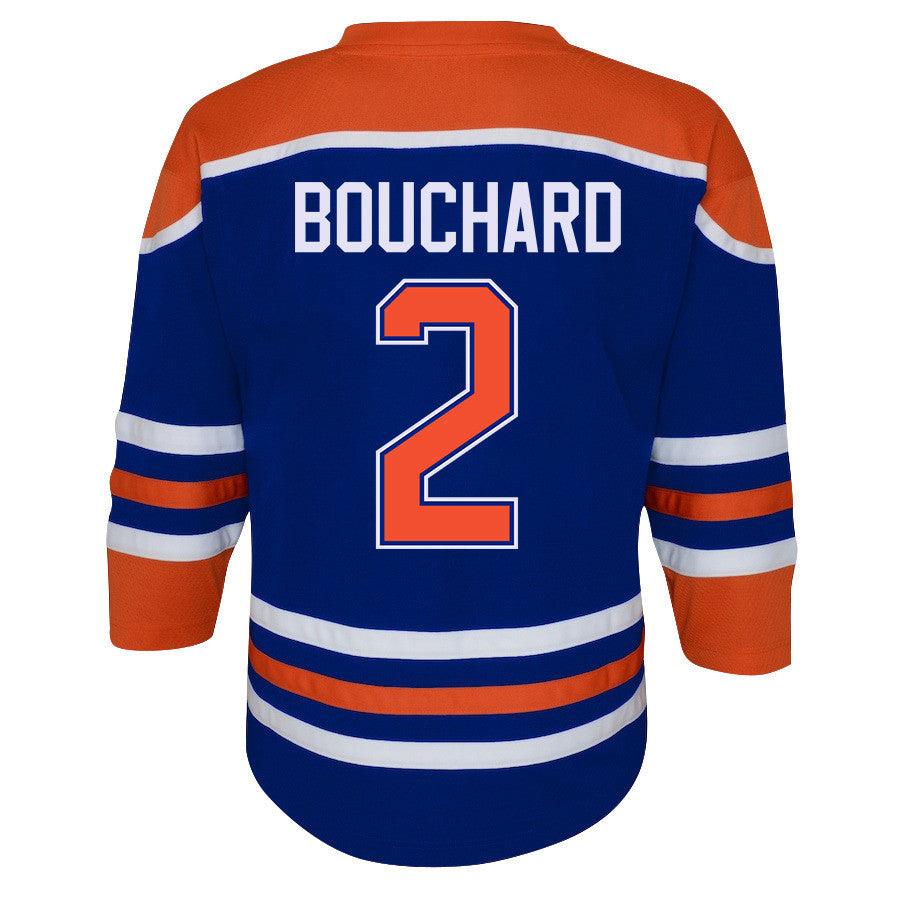 Evan Bouchard 2 Edmonton Oilers 2024 STANLEY CUP Final Youth Home Jersey - Royal