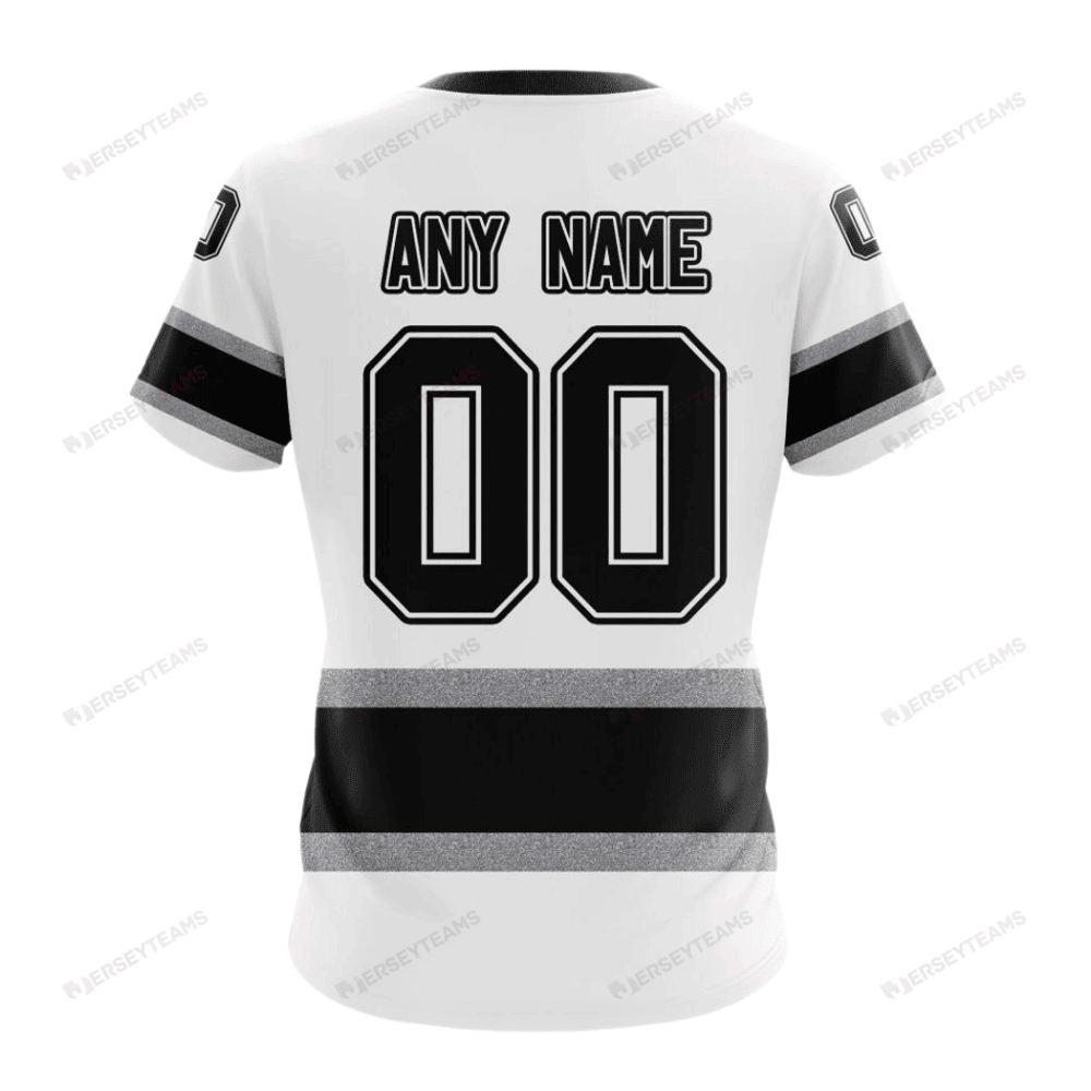 Los Angeles Kings 2024/25 Away Kits Custom AOP T-Shirt - White