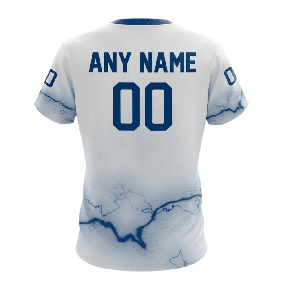 Tampa Bay Lightning Special Whiteout Design Custom AOP T-Shirt - White