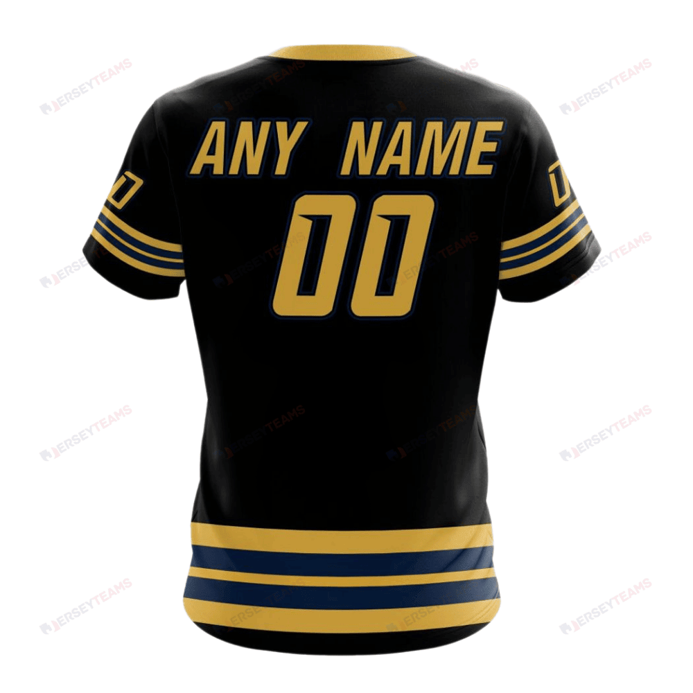 Nashville Predators Special Blackout Design Custom AOP T-Shirt - Black
