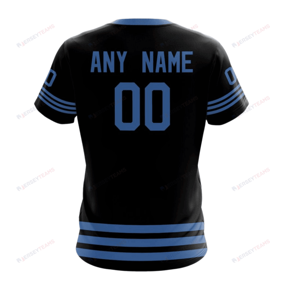Toronto Maple Leafs Special Blackout Design Custom AOP T-Shirt - Black