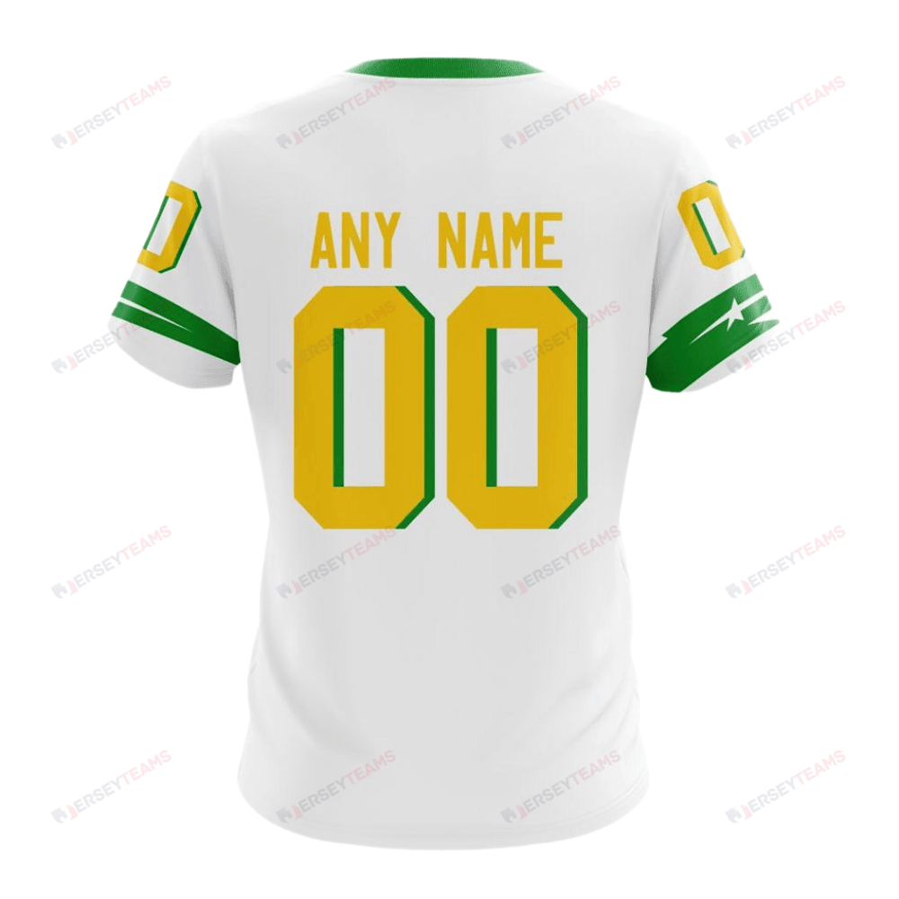 Minnesota Wild Bold Design Custom AOP T-Shirt - White