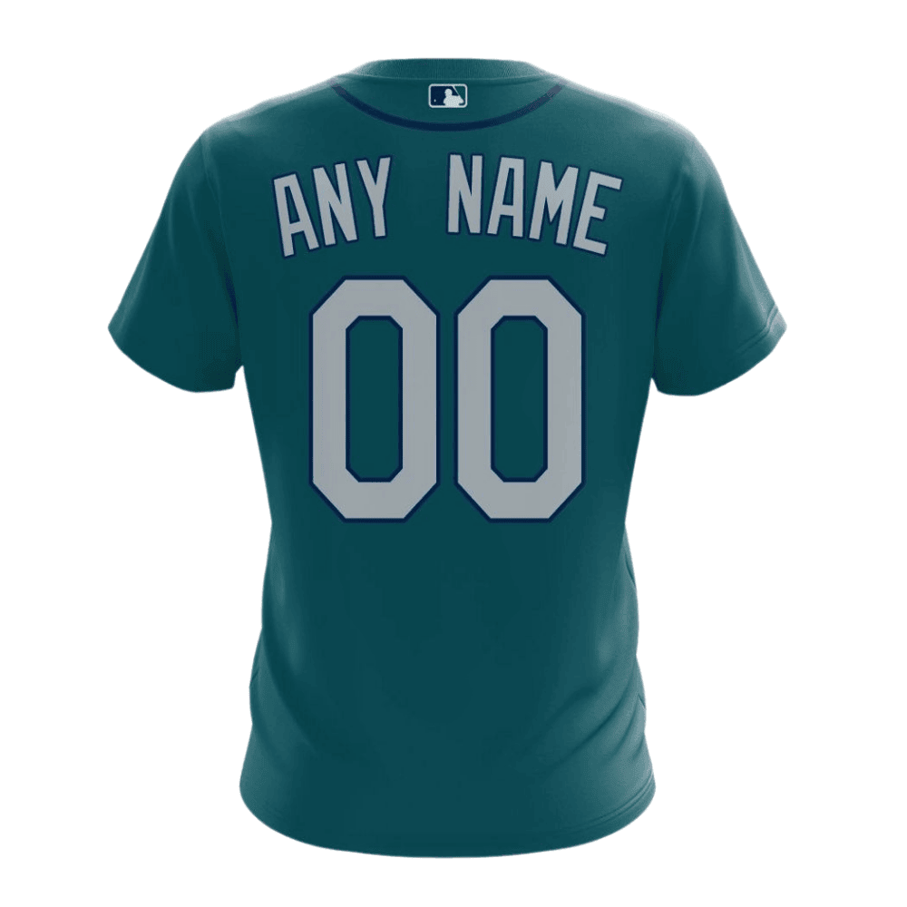 Seattle Mariners 2024/25 Alternate Kits Custom AOP T-Shirt - Aqua