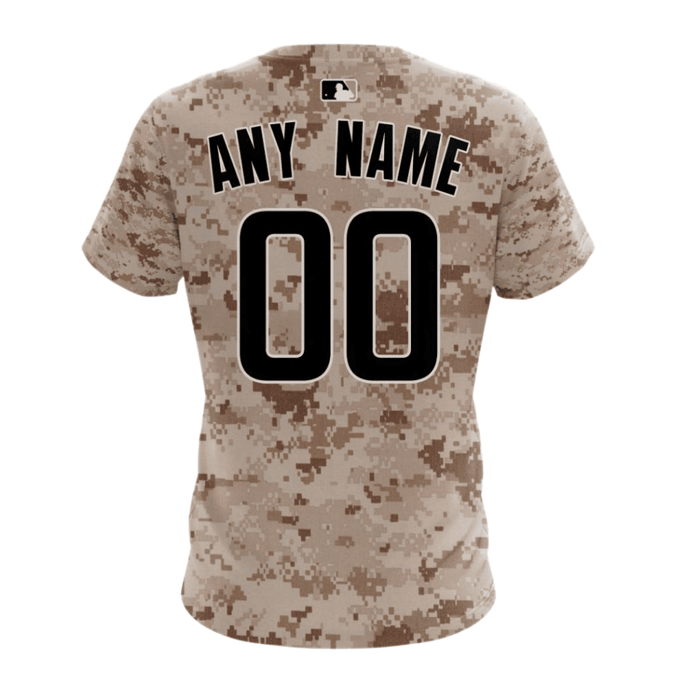 San Diego Padres 2024/25 Alternate Kits Custom AOP T-Shirt - Camo