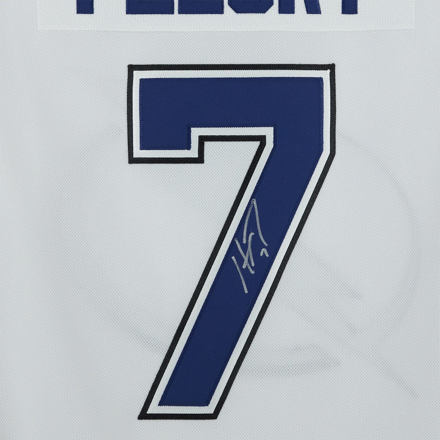 Haydn Fleury 7 Signed Tampa Bay Lightning Autographed Jersey - White