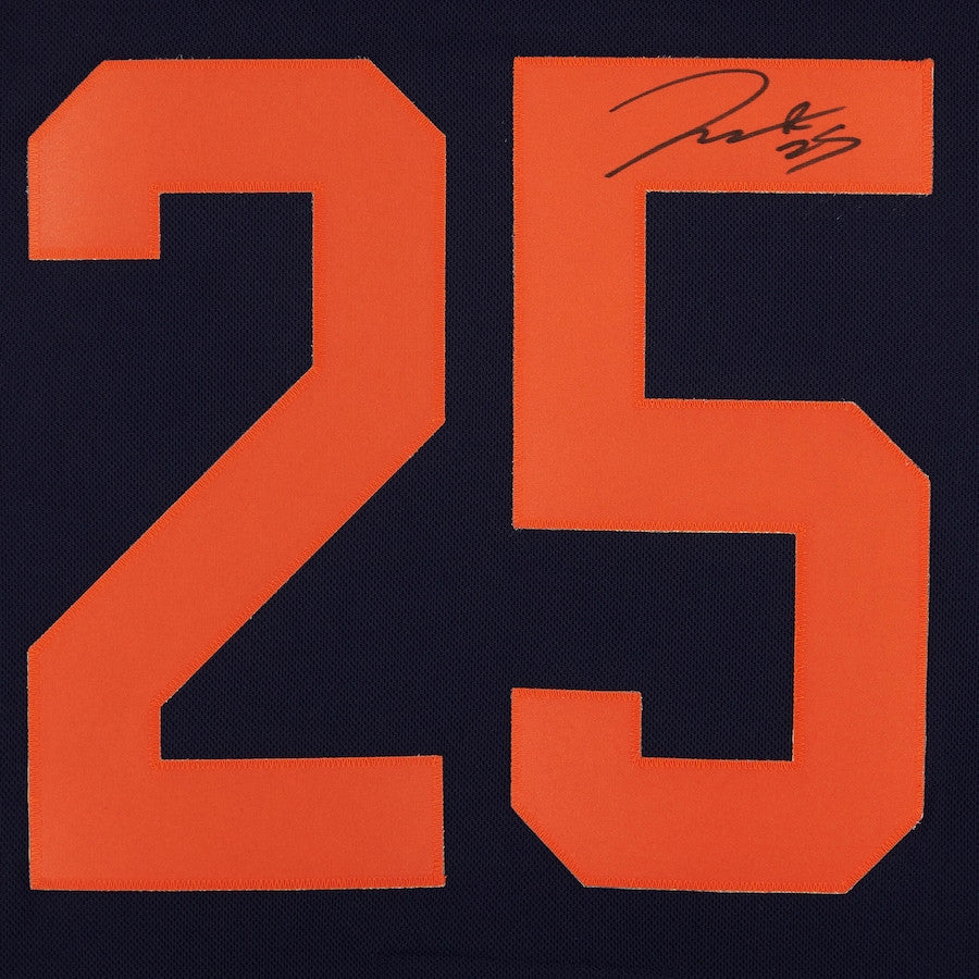 Darnell Nurse 25 Signed Edmonton Oilers Autographed Alternate Jersey - Navy