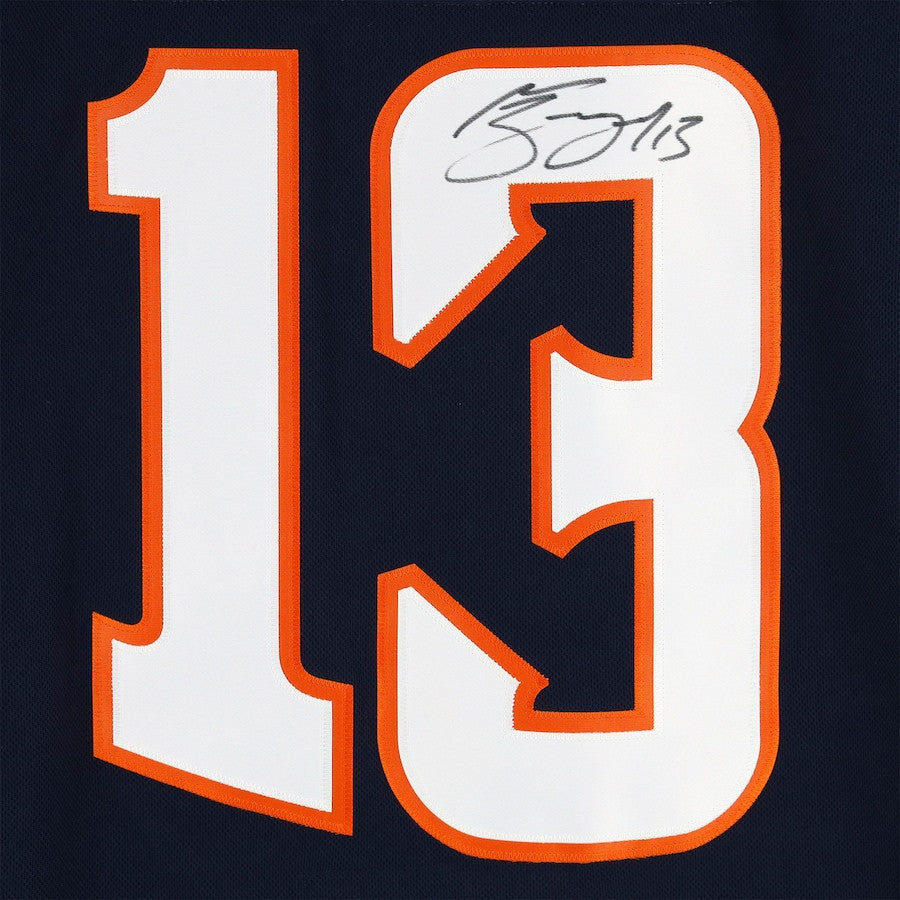 Mathew Barzal 13 Signed New York Islanders Autographed 2022-23 Reverse Retro Jersey - Navy
