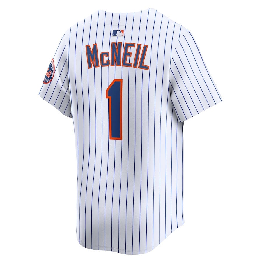 Jeff McNeil 1 New York Mets Alternate Limited Player Men Jersey - White