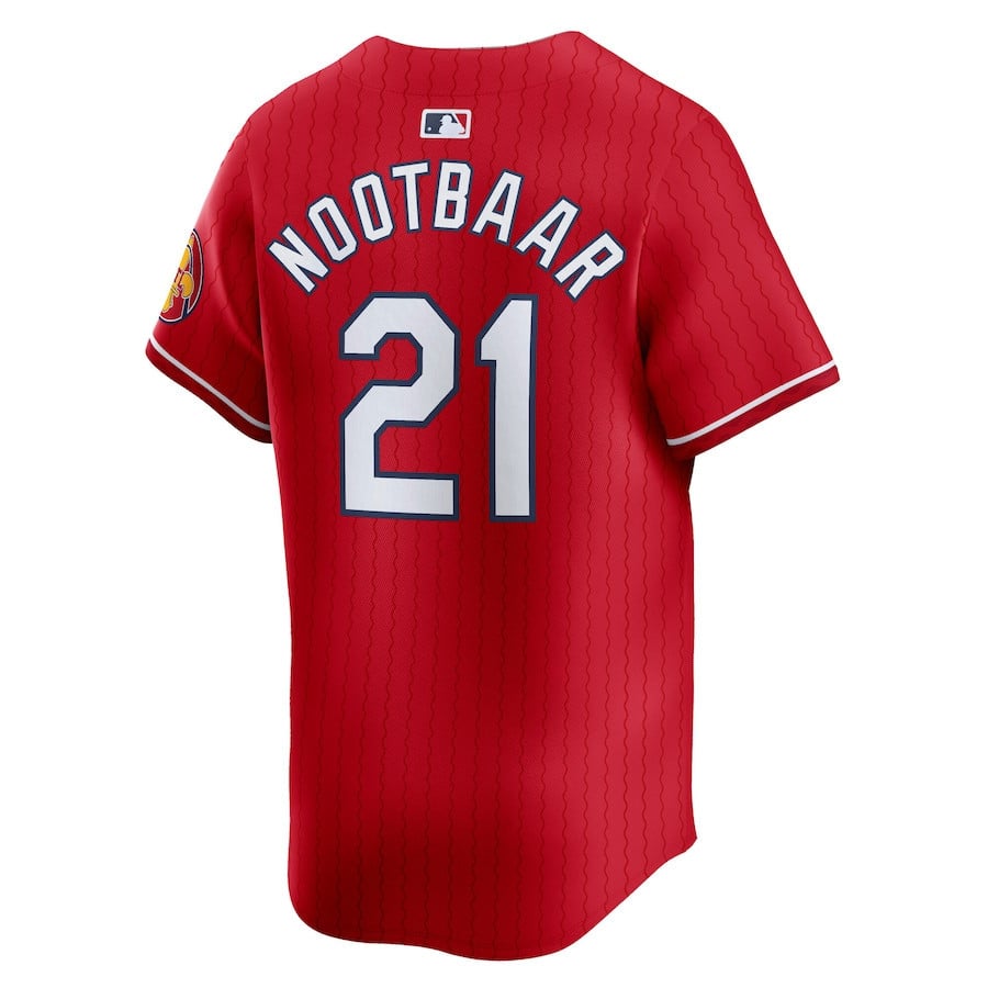 Lars Nootbaar 21 St. Louis Cardinals City Connect Limited Men Jersey - Red