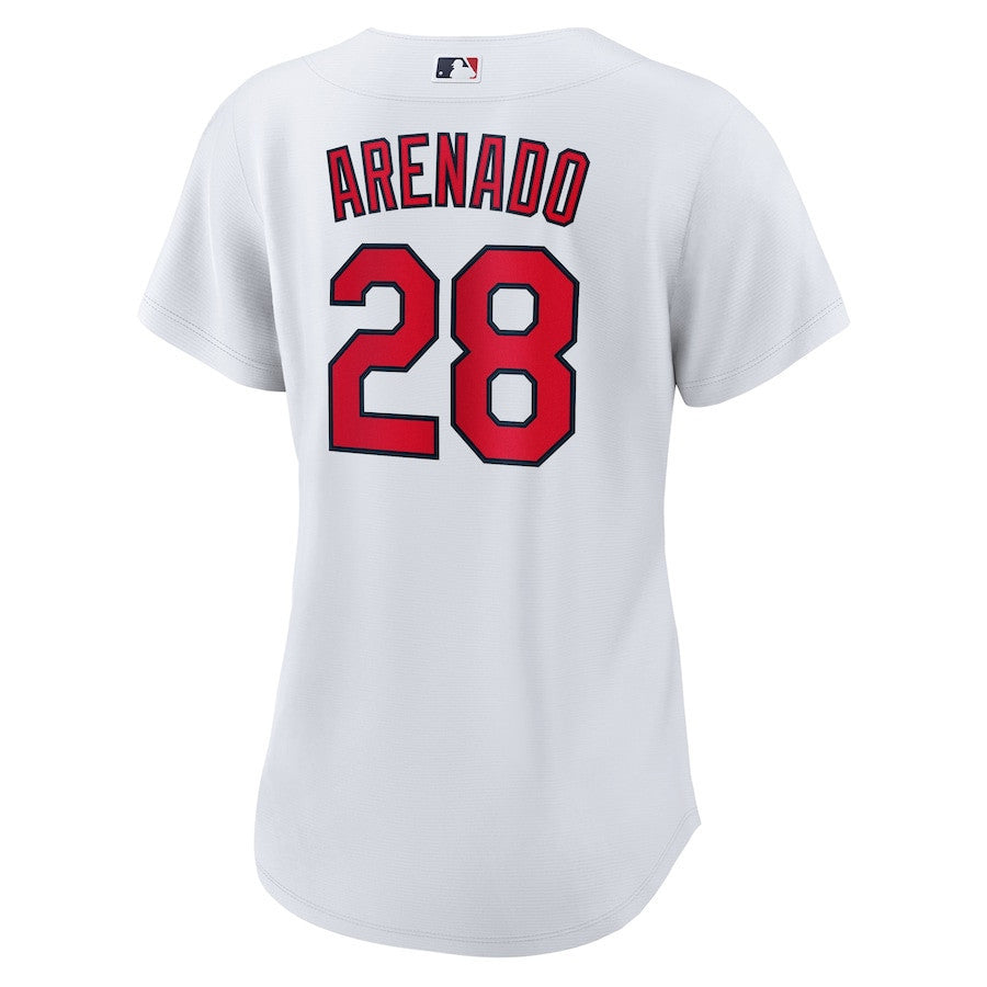 Nolan Arenado 28 St. Louis Cardinals Women's Home Jersey - White