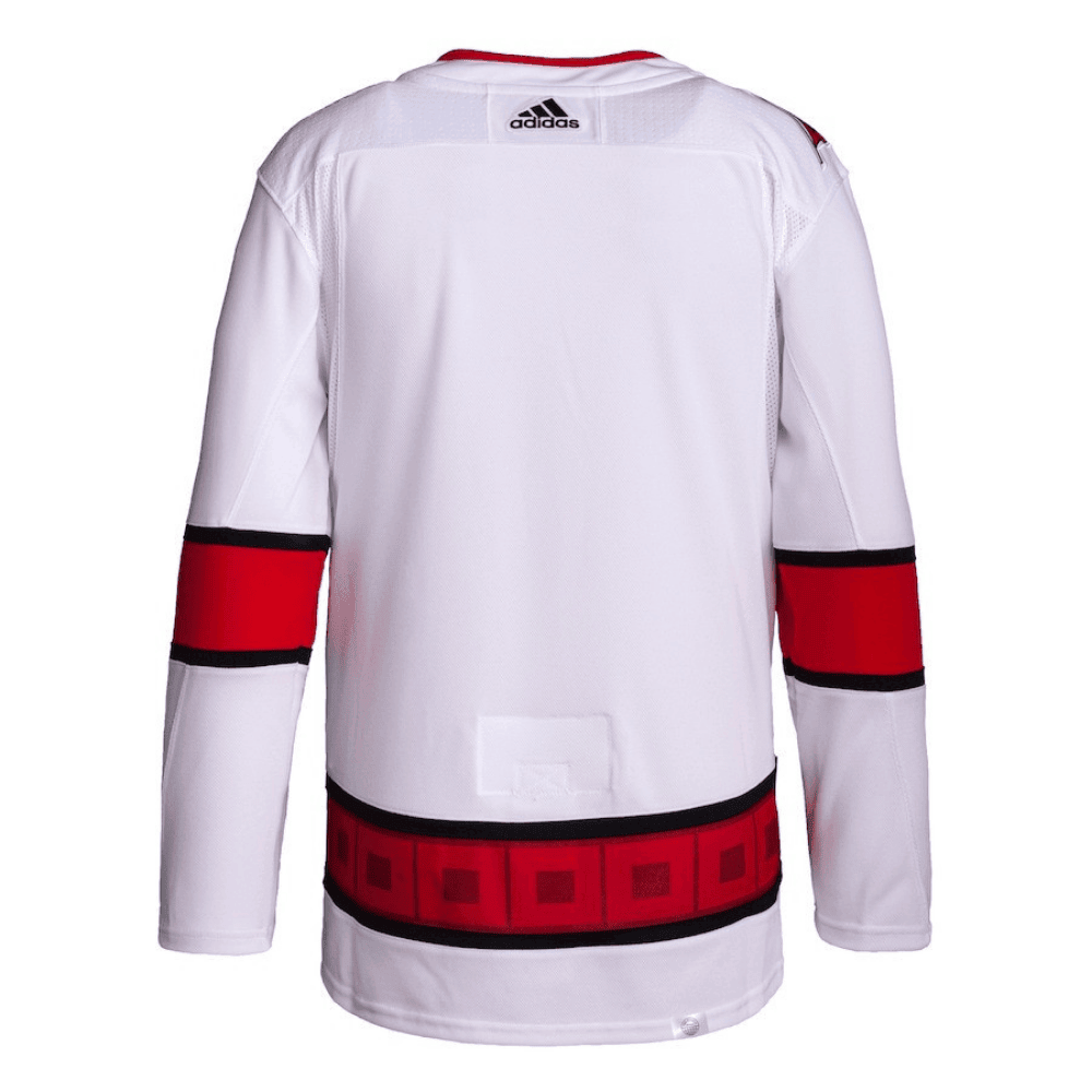 Carolina Hurricanes 2025 NHL Playoffs Patch Away Men Jersey - White