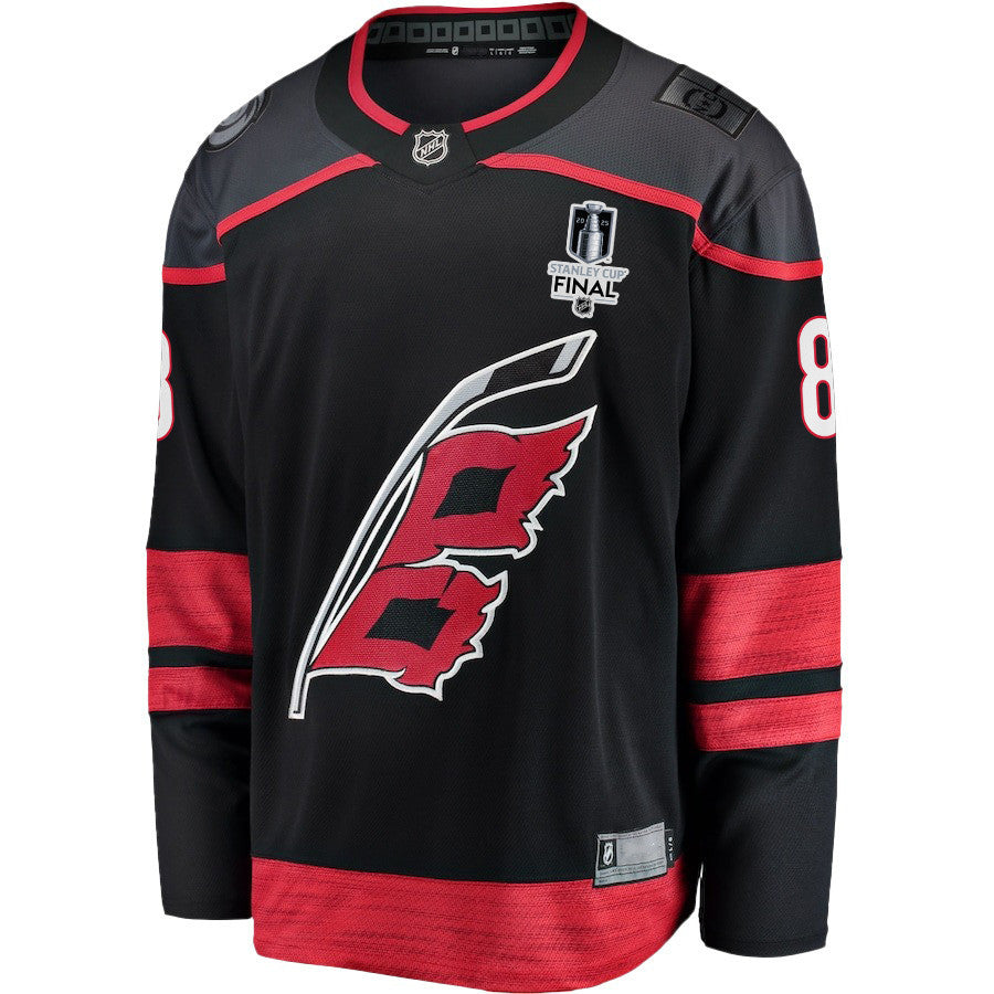 Brent Burns 8 Carolina Hurricanes 2025 STANLEY CUP Final Patch Home Men Jersey - Black