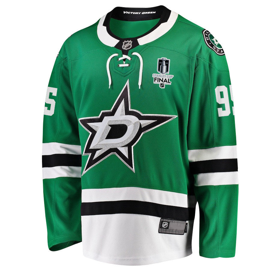 Matt Duchene 95 Dallas Stars 2025 STANLEY CUP Final Patch Home Men Jersey - Black