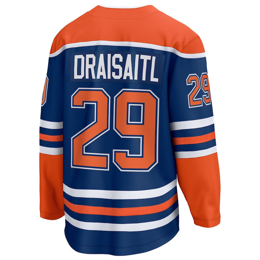 Leon Draisaitl 29 Edmonton Oilers 2025 Stanley Cup Final Home Breakaway Men Jersey - Royal