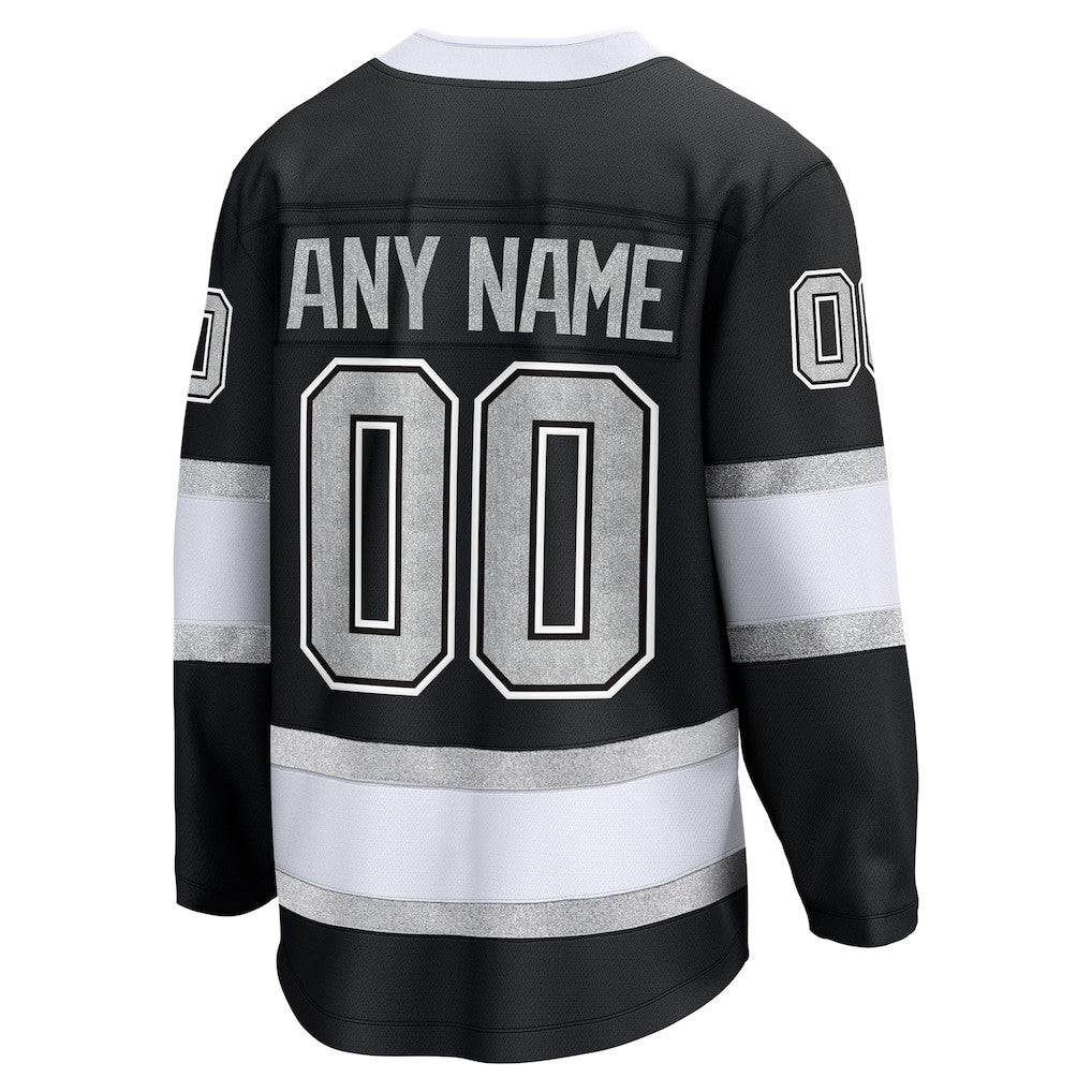 Los Angeles Kings 2025 Home Breakaway Custom Men Jersey - Black