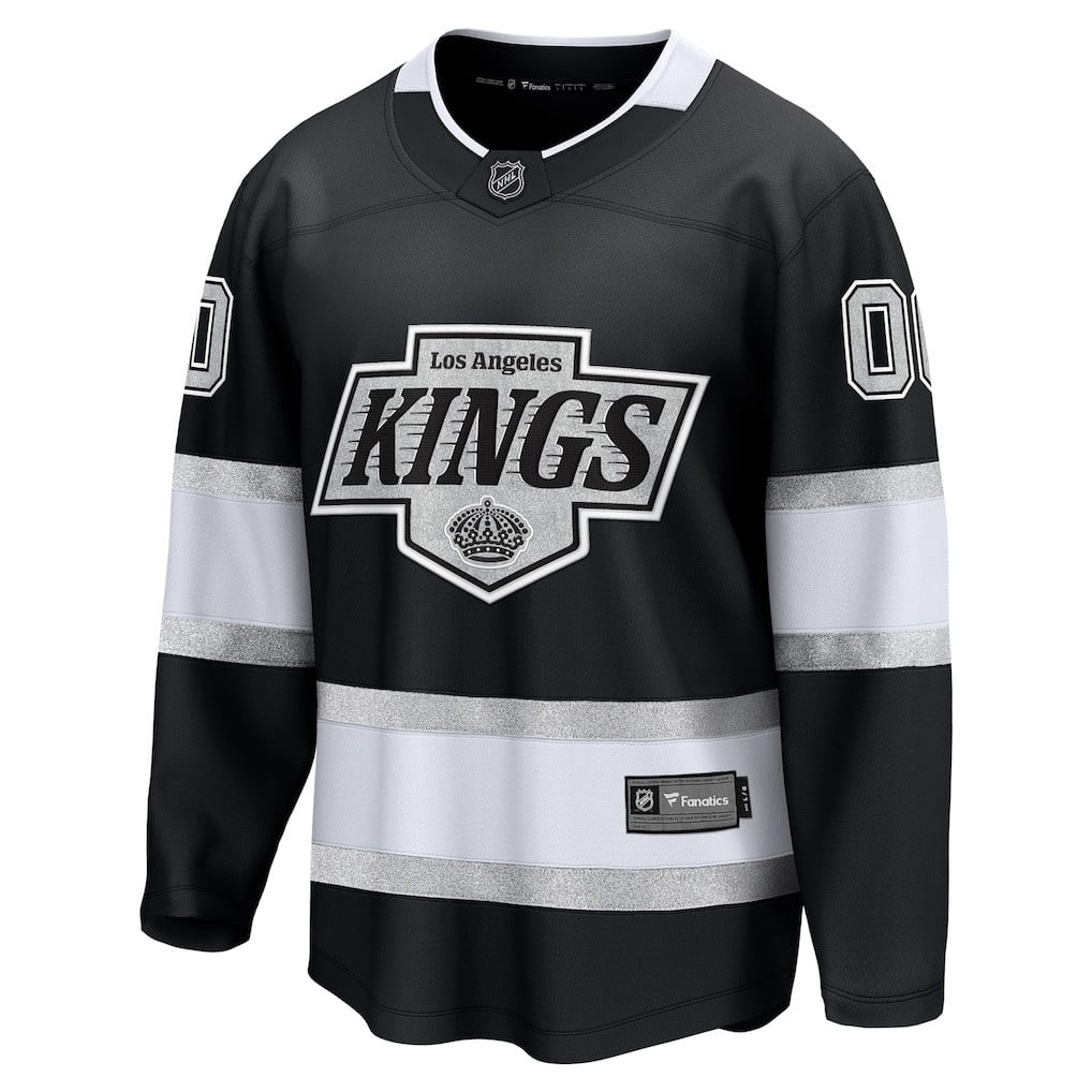 Samuel Helenius 79 Los Angeles Kings 2025 Home Breakaway Men Jersey - Black