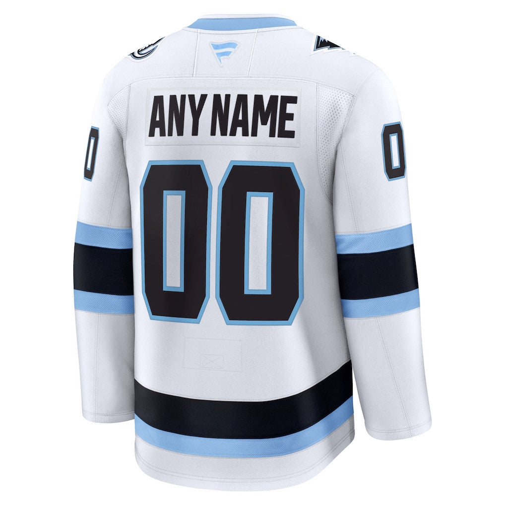 Utah Mammoth 2025 Away Premium Custom Men Jersey - White