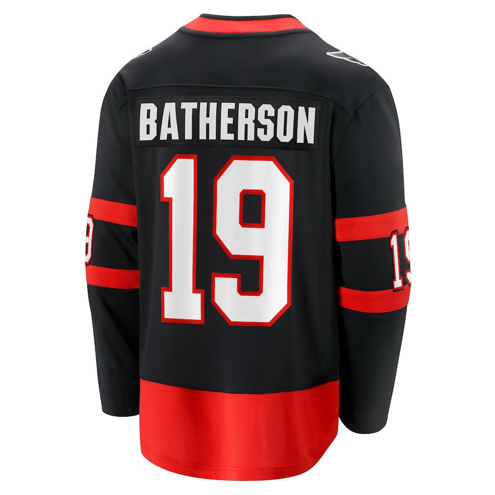 Drake Batherson 19 Ottawa Senators Home Breakaway Jersey - Men's Black