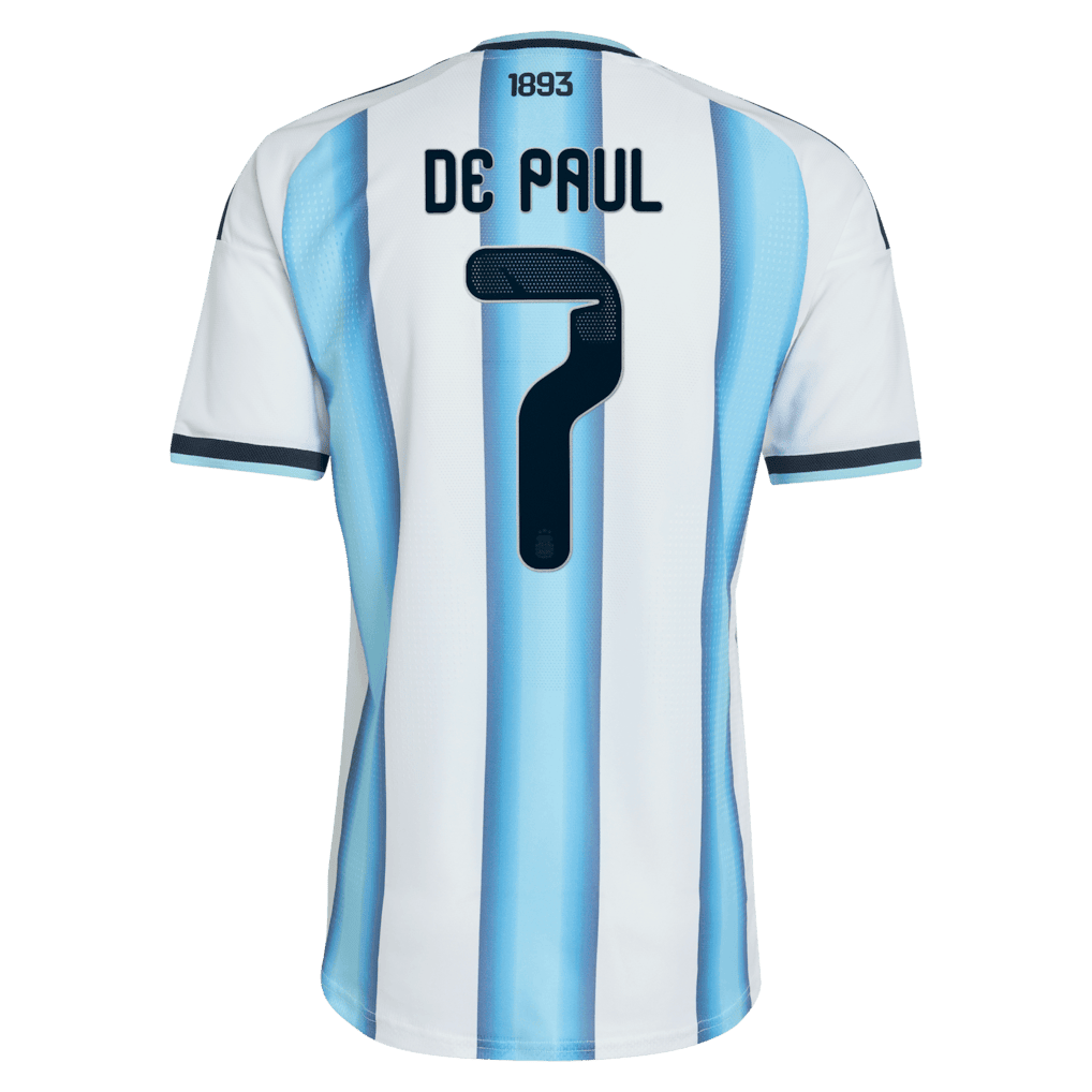 De Paul 7 Argentina 2026 Home Jersey - Men's