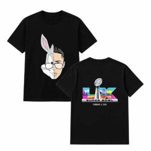 Bad Bunny Super Bowl 2026 T-Shirt - Black