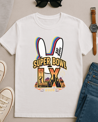 Bad Bunny Super Bowl LX 2026 T-Shirt - White