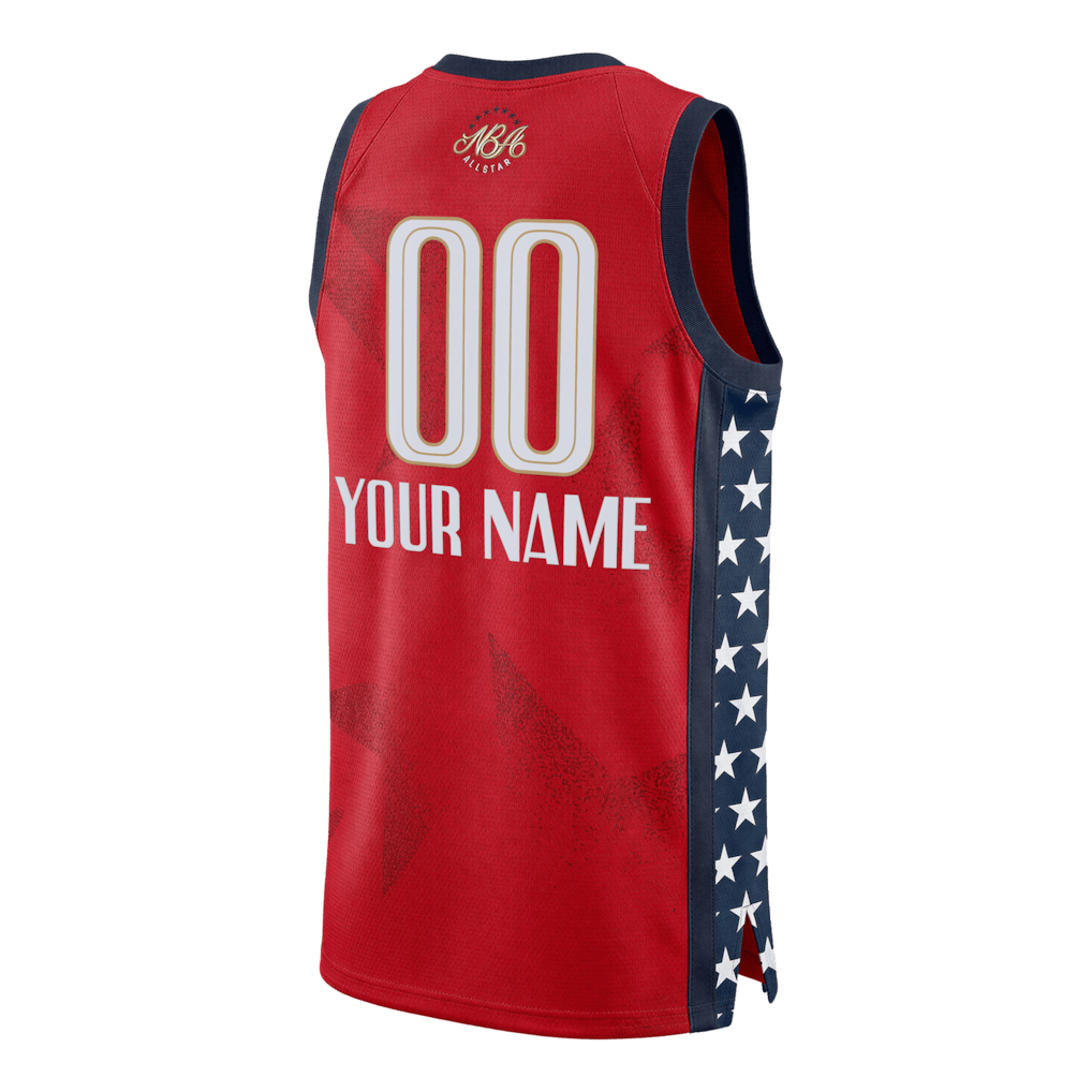 2026 NBA All-Star Game Swingman Custom Unisex Jersey - Red