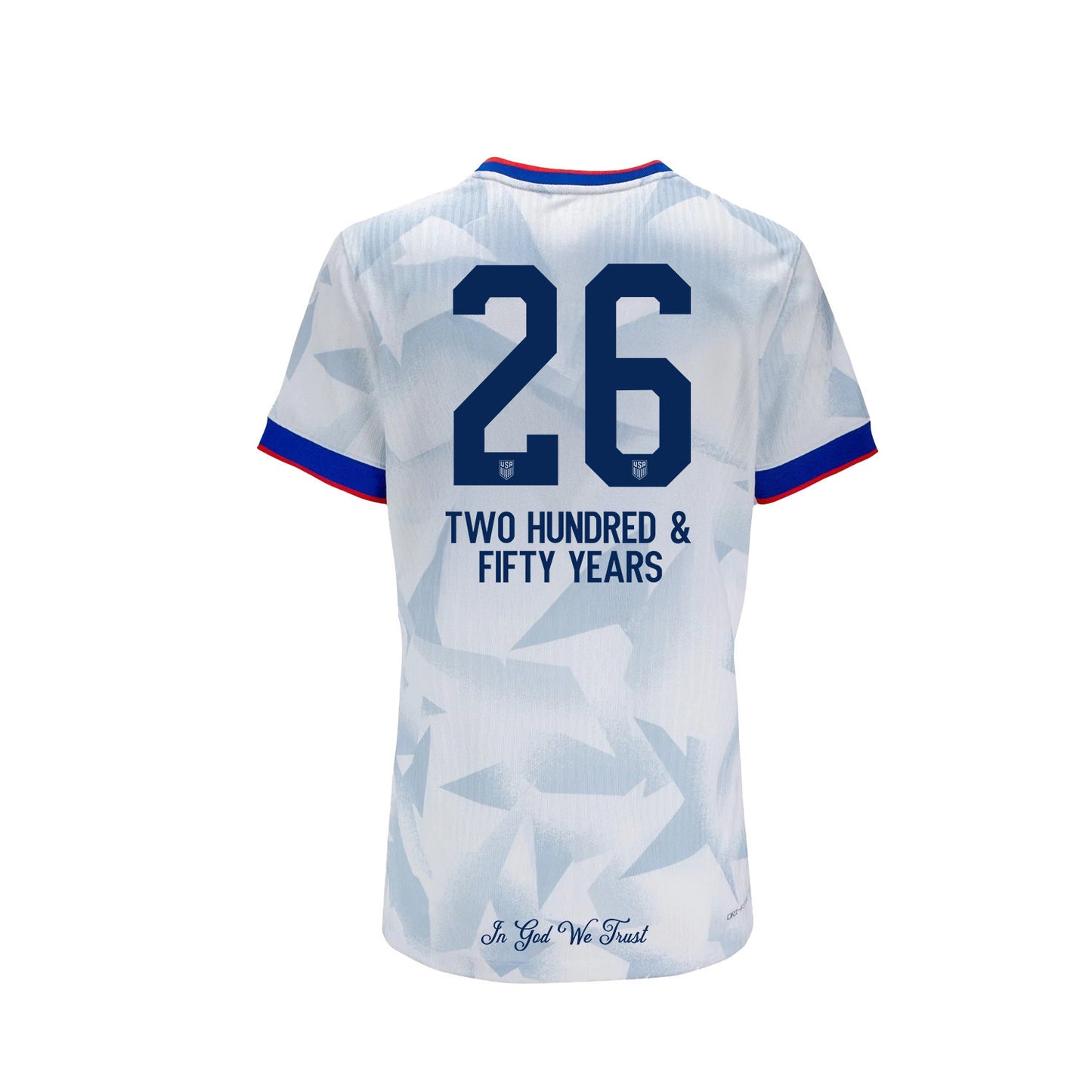 USMNT 2026 Men Home Jersey – United Since 1776 America 250 Patriotic Jersey