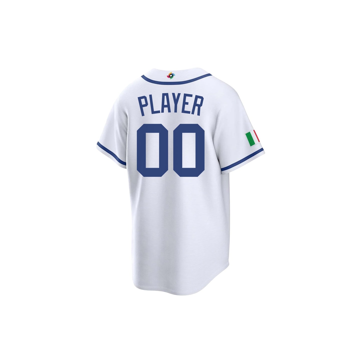 Italia 2026 World Baseball Classic Road Youth Jersey - Customized - White