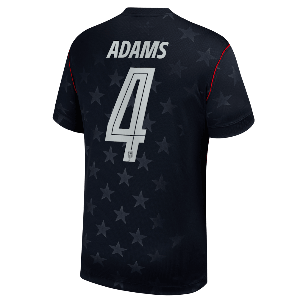 Tyler Adams 4 USMNT 2026 Away Stadium Jersey - Blue, Men