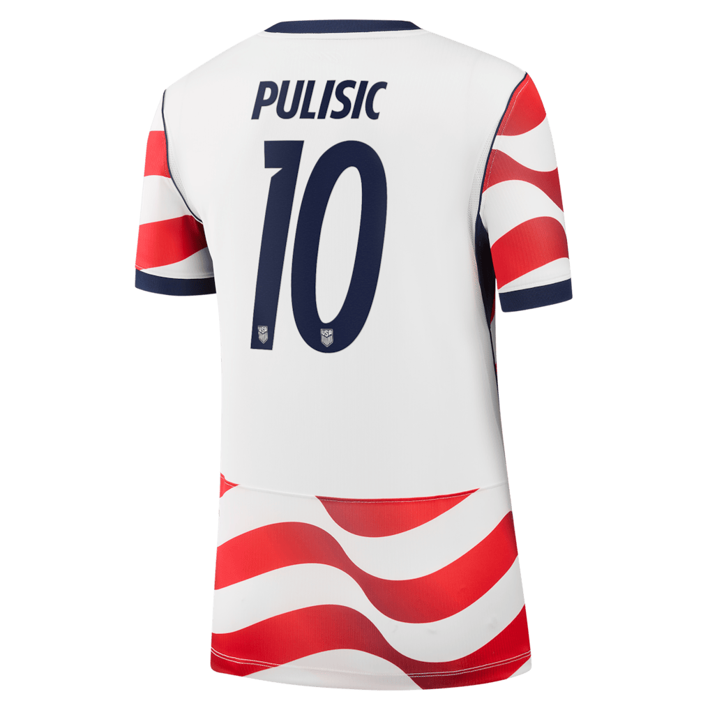 Christian Pulisic 10 USMNT Women's 2026 Home Stadium Jersey - White