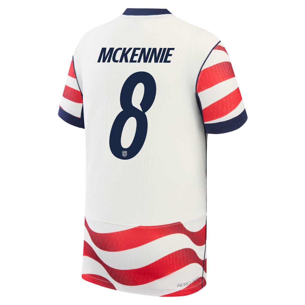 Weston McKennie 8 USMNT Youth 2026 Home Match Jersey - White