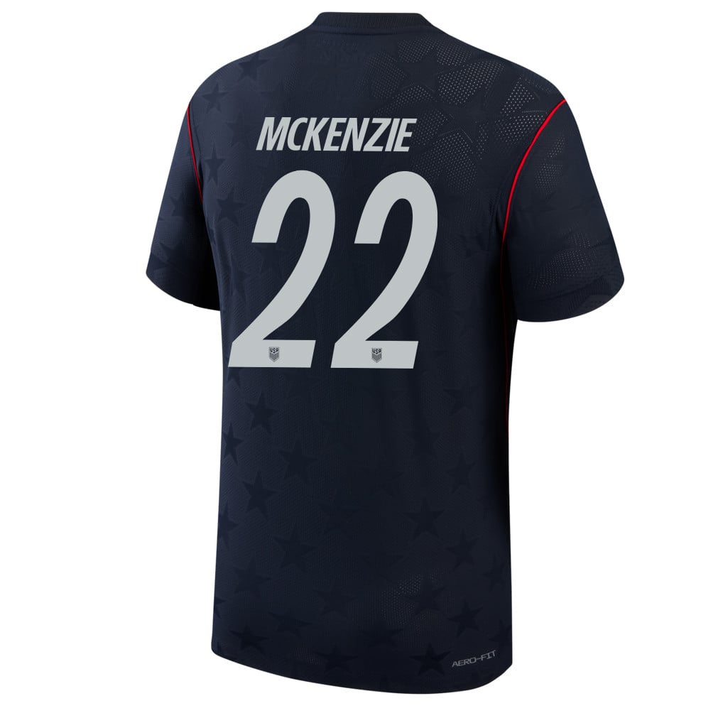 Mark McKenzie 22 USMNT 2026 Away Match Jersey - Blue Men